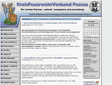 Tablet Screenshot of kreisfeuerwehrverband-passau.de